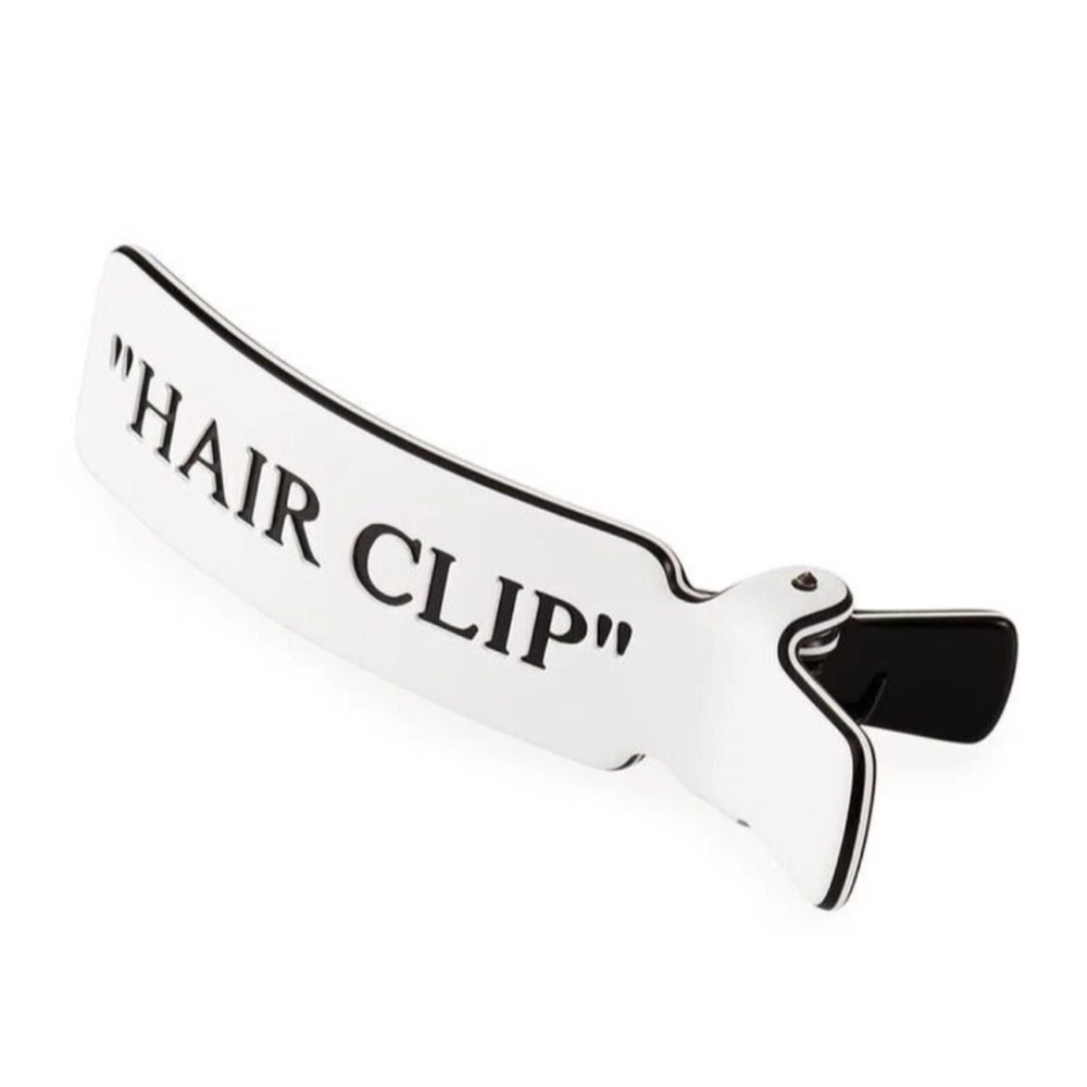 Off-White "Hair Clip" Barrette Pinch Clip